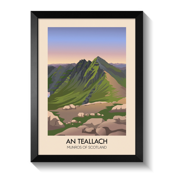 An Teallach Munros of Scotland Poster