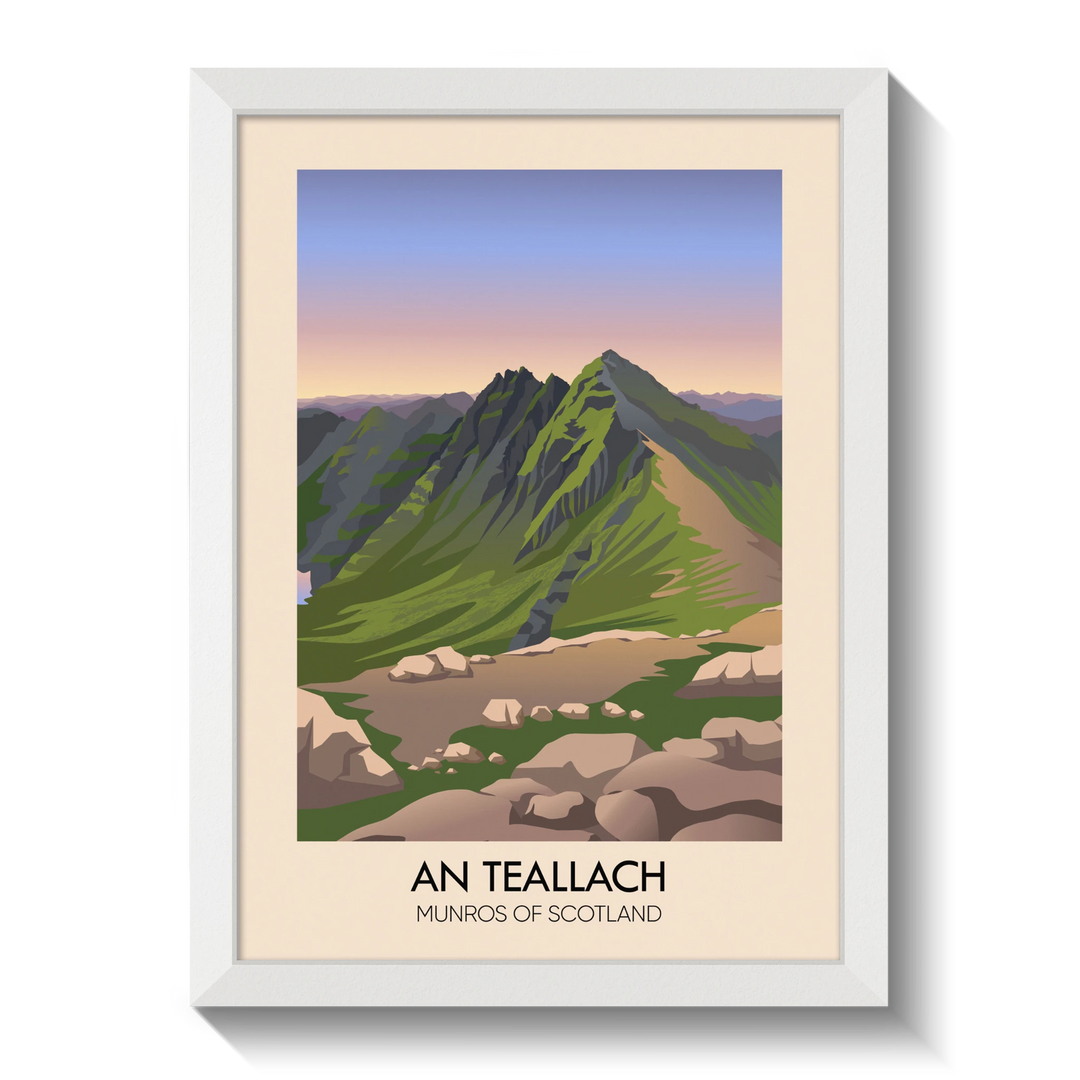 An Teallach Munros of Scotland Poster