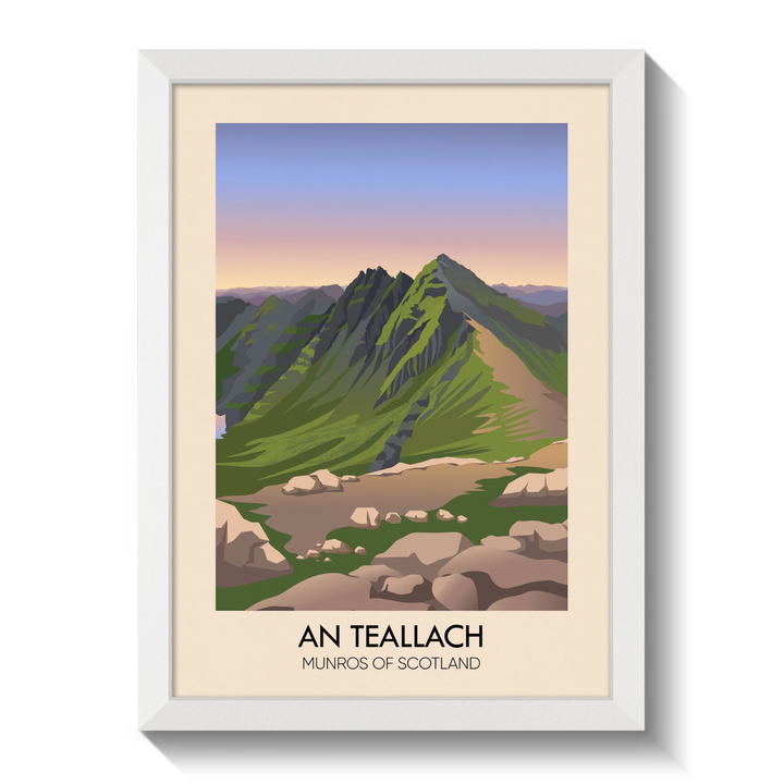 An Teallach Munros of Scotland Poster