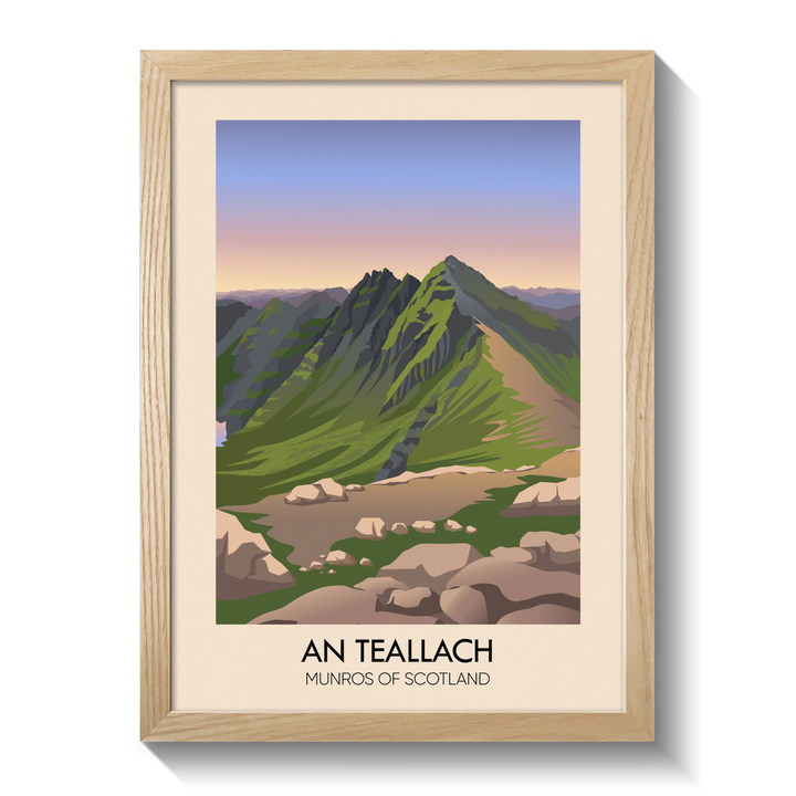 An Teallach Munros of Scotland Poster