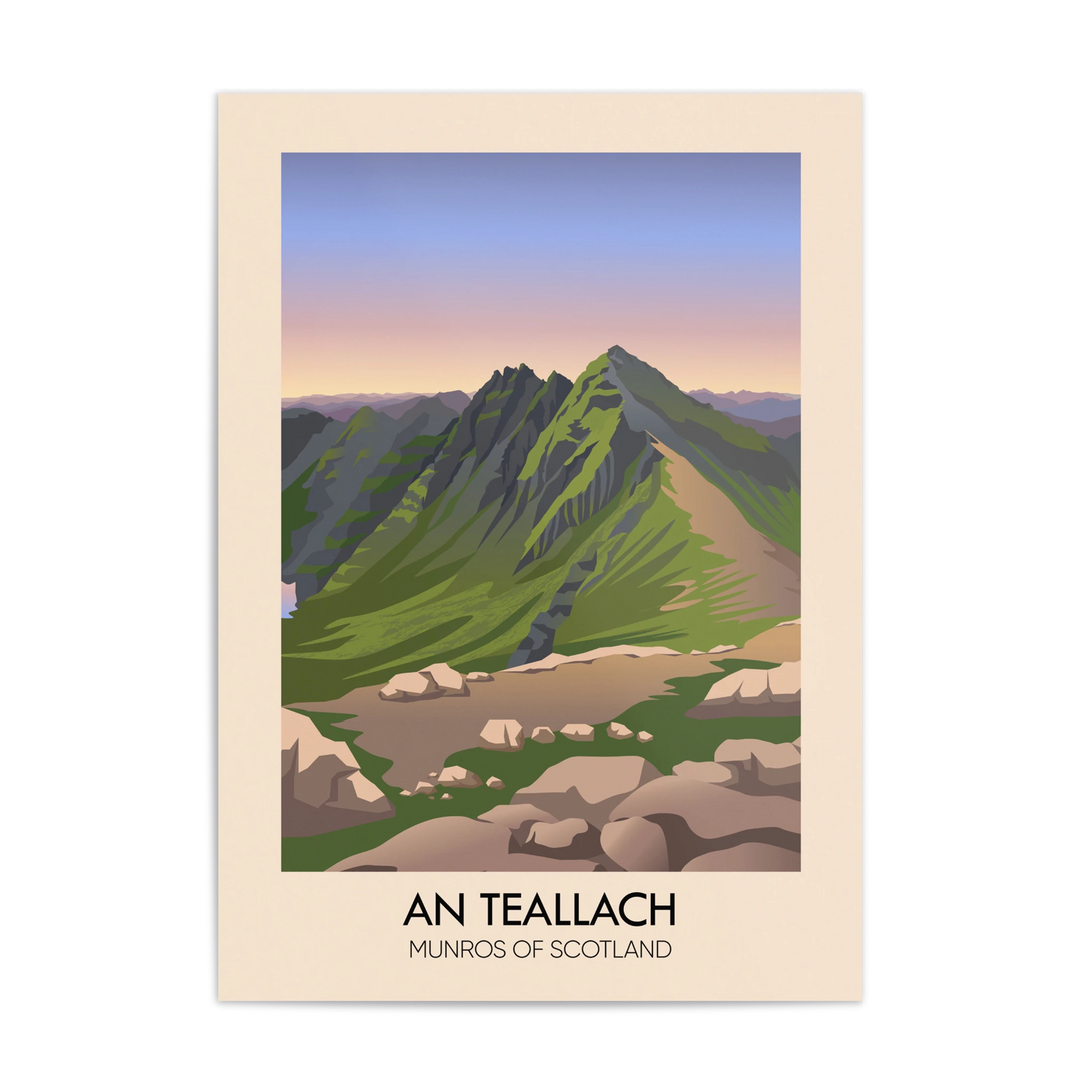 An Teallach Munros of Scotland Poster