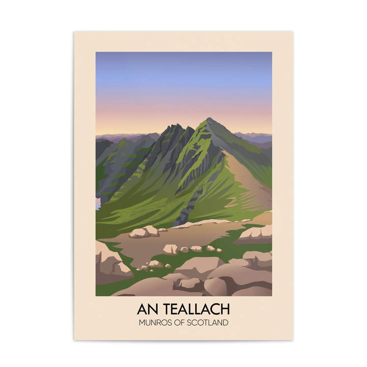An Teallach Munros of Scotland Poster