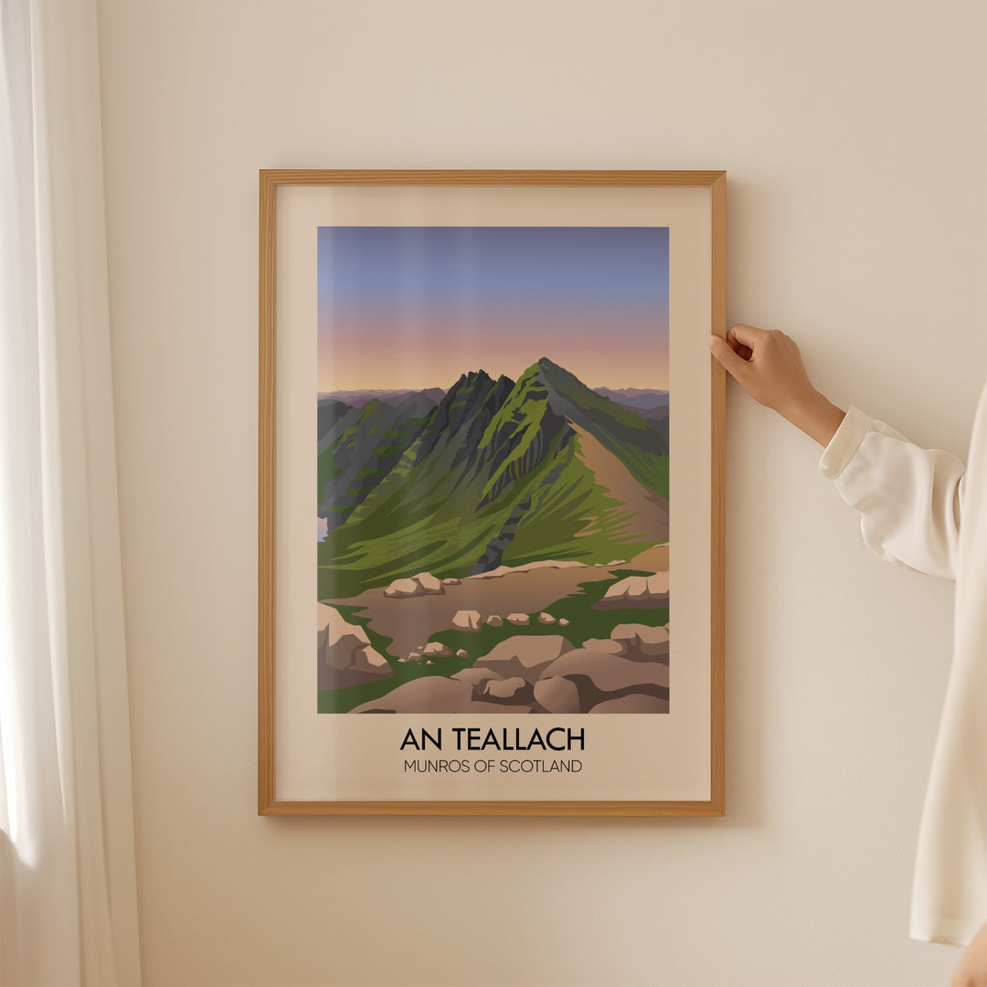 An Teallach Munros of Scotland Poster