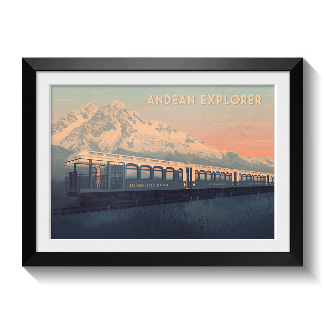 Andean Explorer Travel Poster