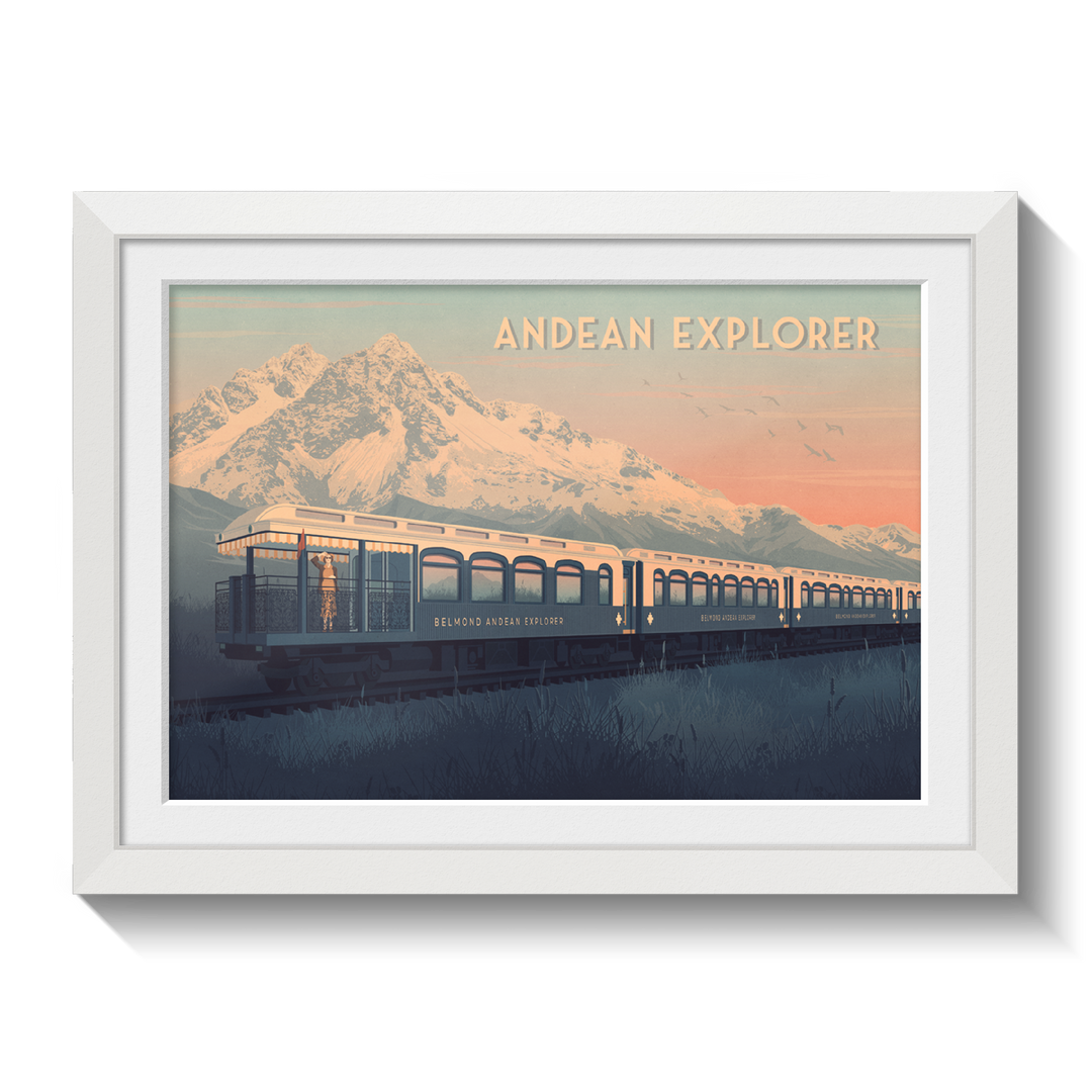 Andean Explorer Travel Poster