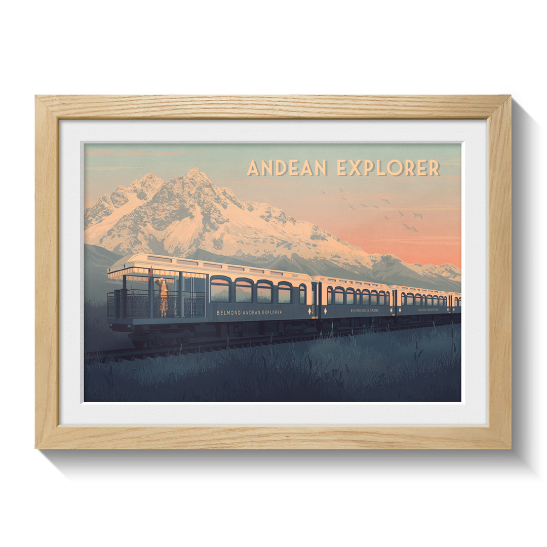 Andean Explorer Travel Poster