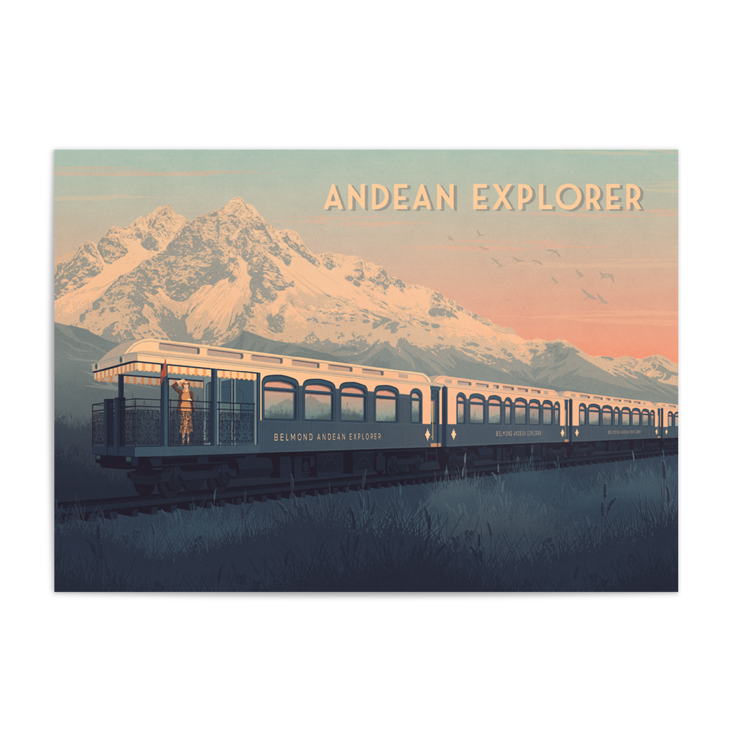 Andean Explorer Travel Poster