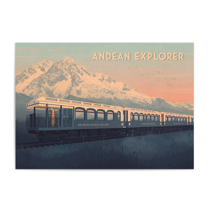 Andean Explorer Travel Poster