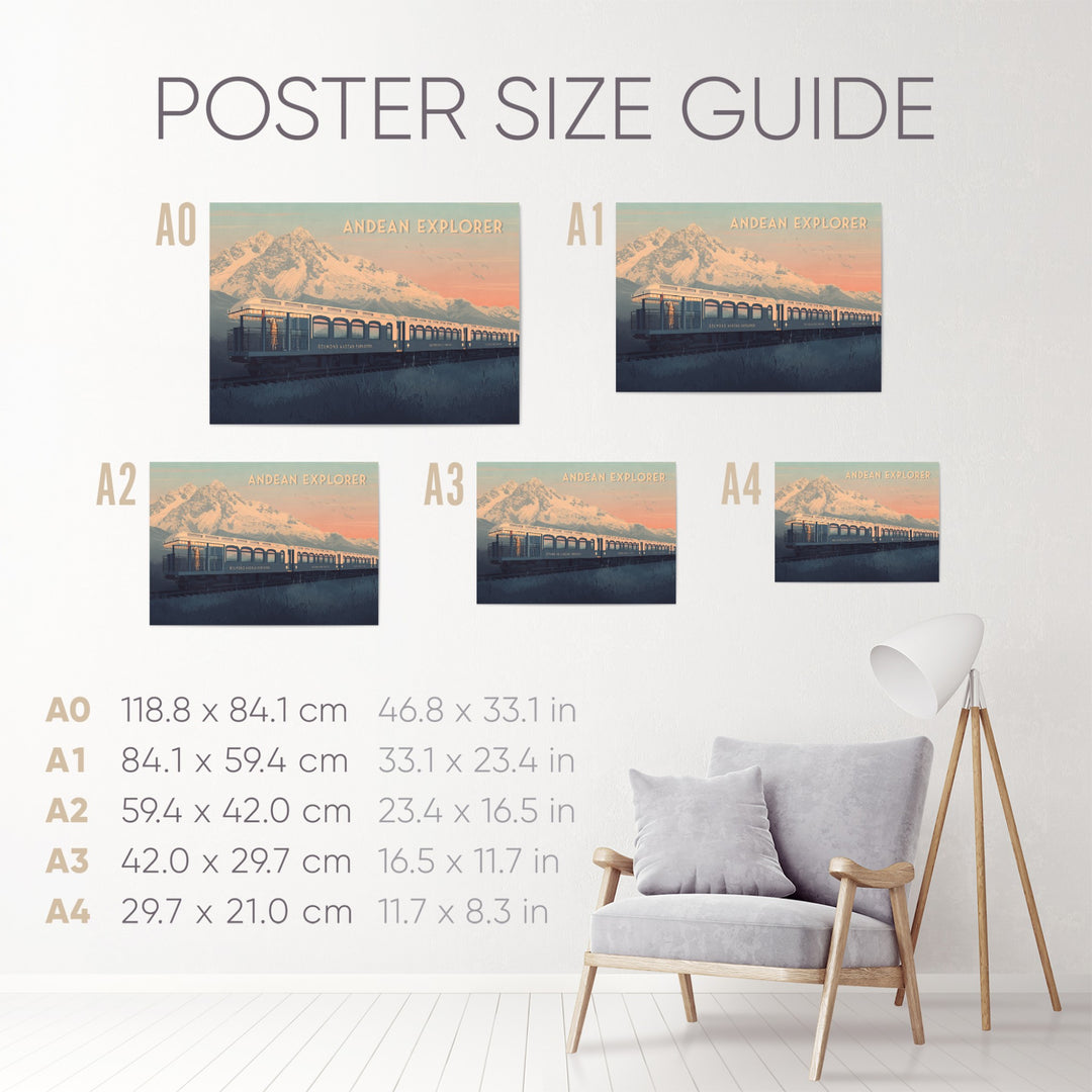 Andean Explorer Travel Poster