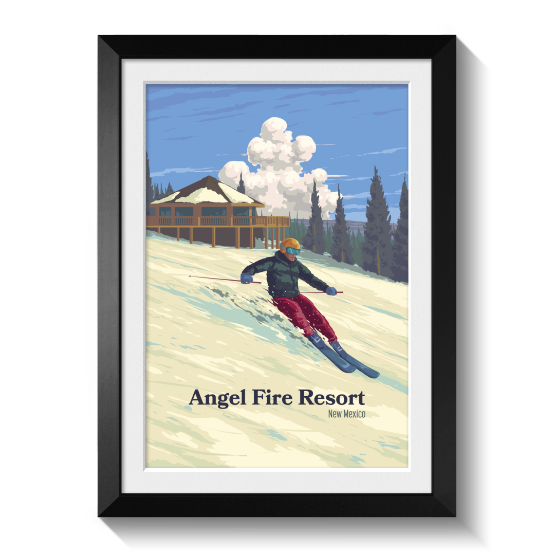 Angel Fire New Mexico Ski Resort Poster