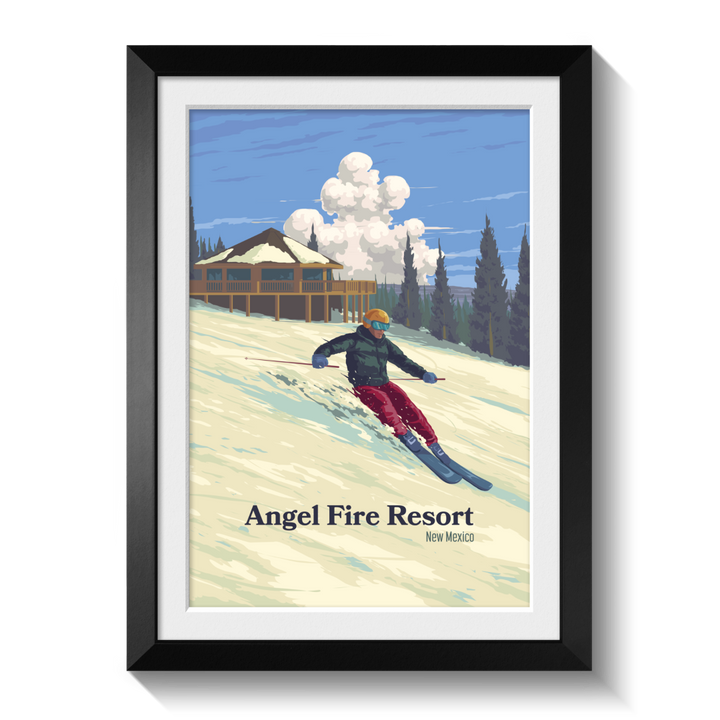 Angel Fire New Mexico Ski Resort Poster