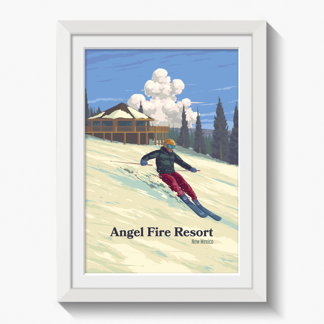 Angel Fire New Mexico Ski Resort Poster