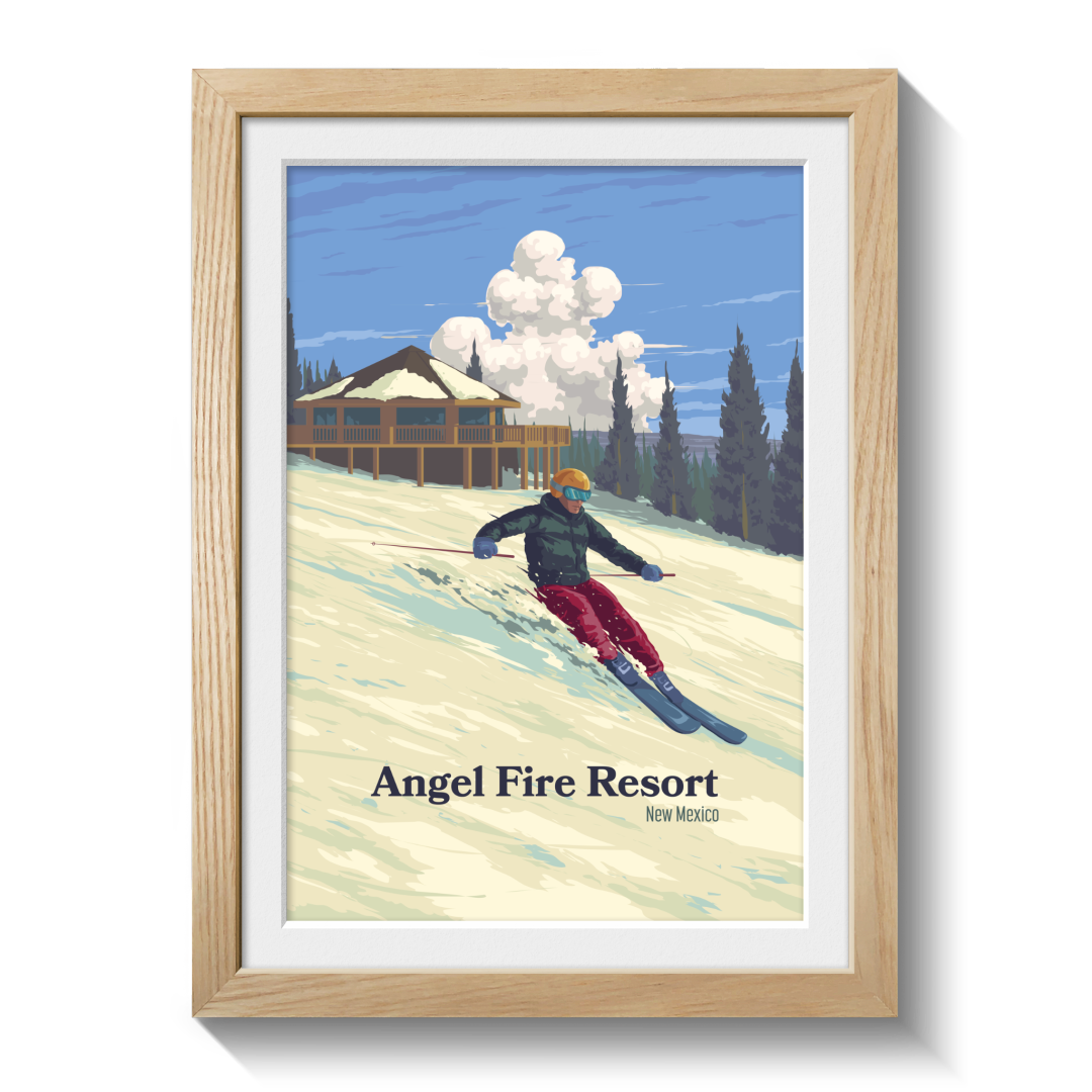 Angel Fire New Mexico Ski Resort Poster