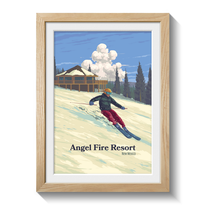 Angel Fire New Mexico Ski Resort Poster