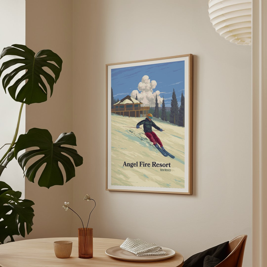 Angel Fire New Mexico Ski Resort Poster