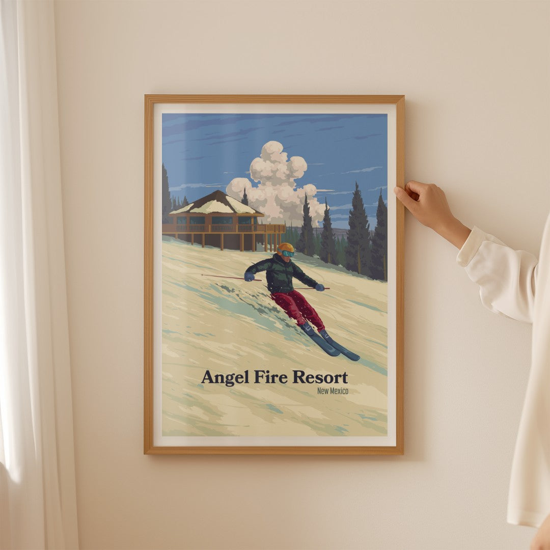 Angel Fire New Mexico Ski Resort Poster