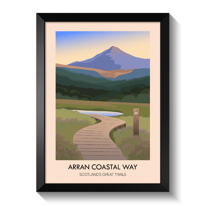 Arran Coastal Way Scotland's Great Trails Poster