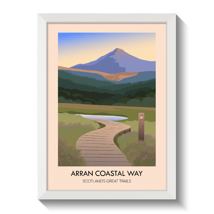Arran Coastal Way Scotland's Great Trails Poster