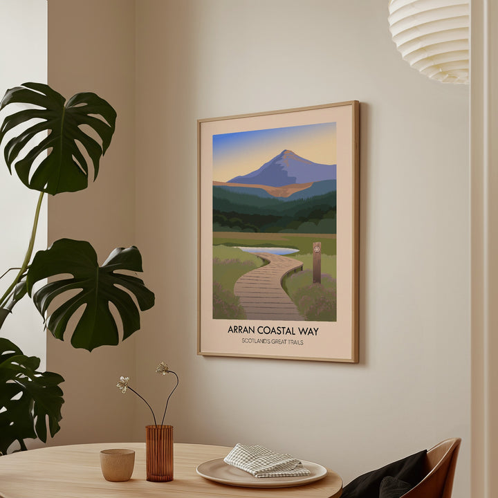 Arran Coastal Way Scotland's Great Trails Poster
