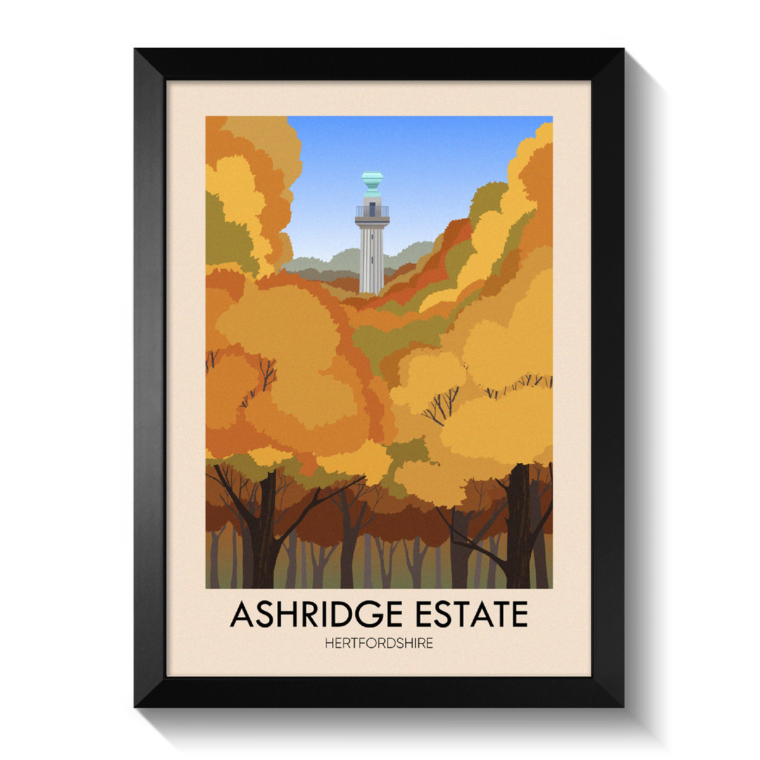 Ashridge Estate Travel Poster