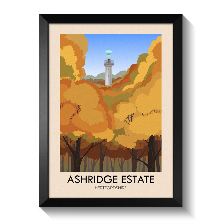 Ashridge Estate Travel Poster