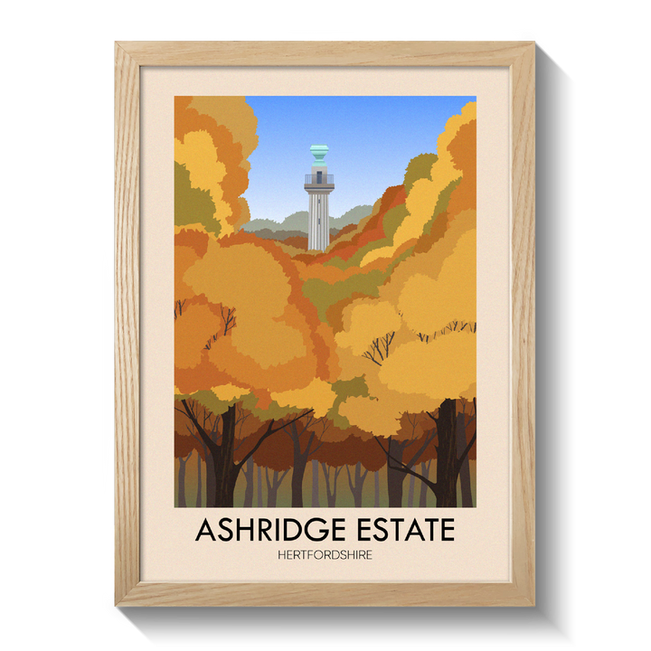 Ashridge Estate Travel Poster