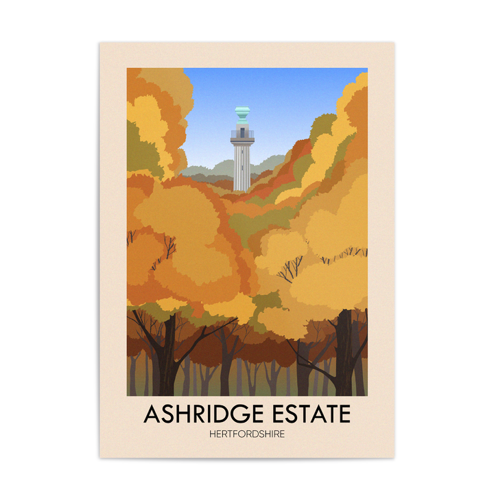 Ashridge Estate Travel Poster