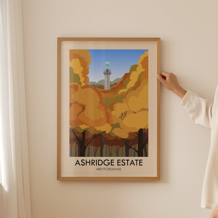 Ashridge Estate Travel Poster