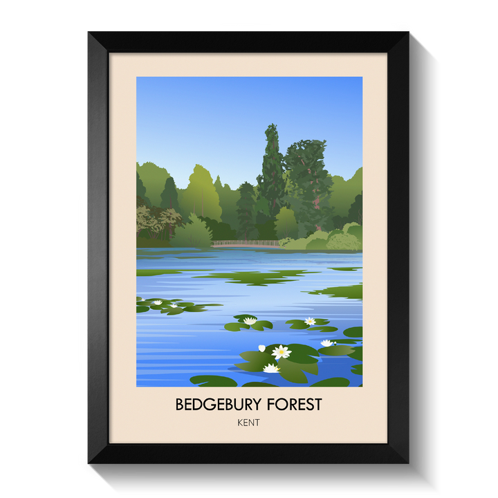 Bedgebury Forest Kent Travel Poster