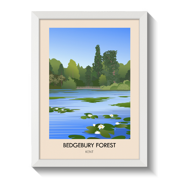 Bedgebury Forest Kent Travel Poster