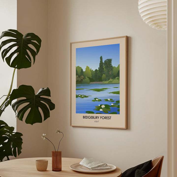 Bedgebury Forest Kent Travel Poster