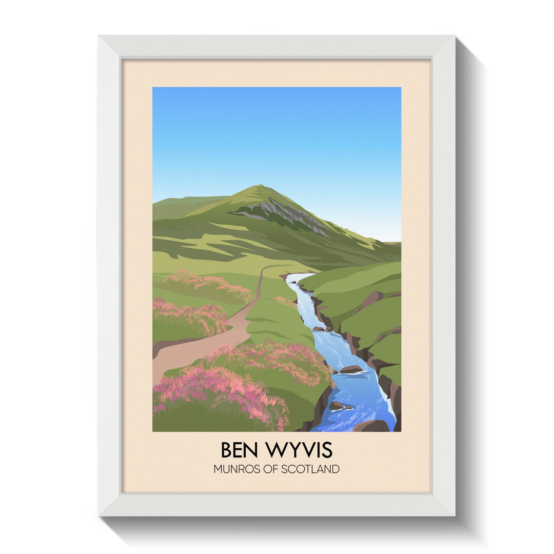Ben Wyvis Munros of Scotland Poster