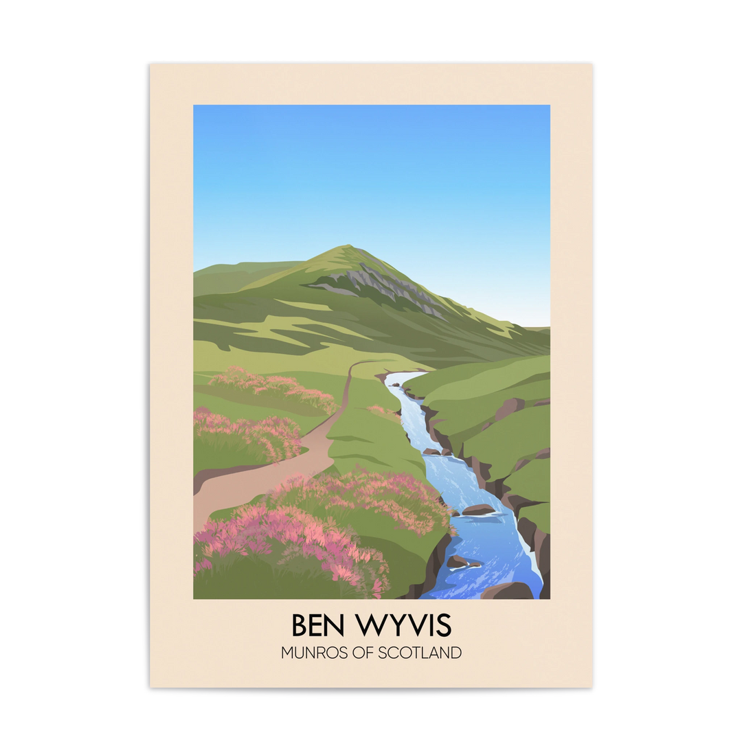 Ben Wyvis Munros of Scotland Poster