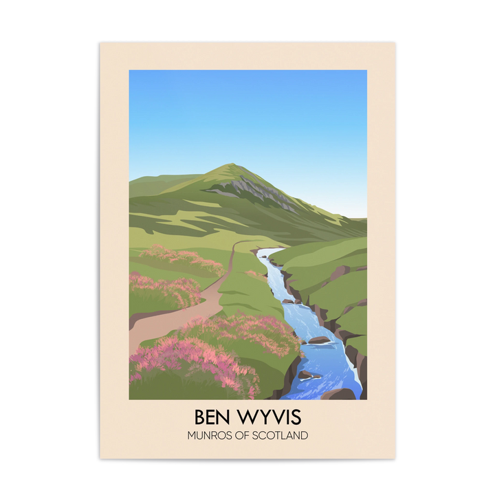 Ben Wyvis Munros of Scotland Poster