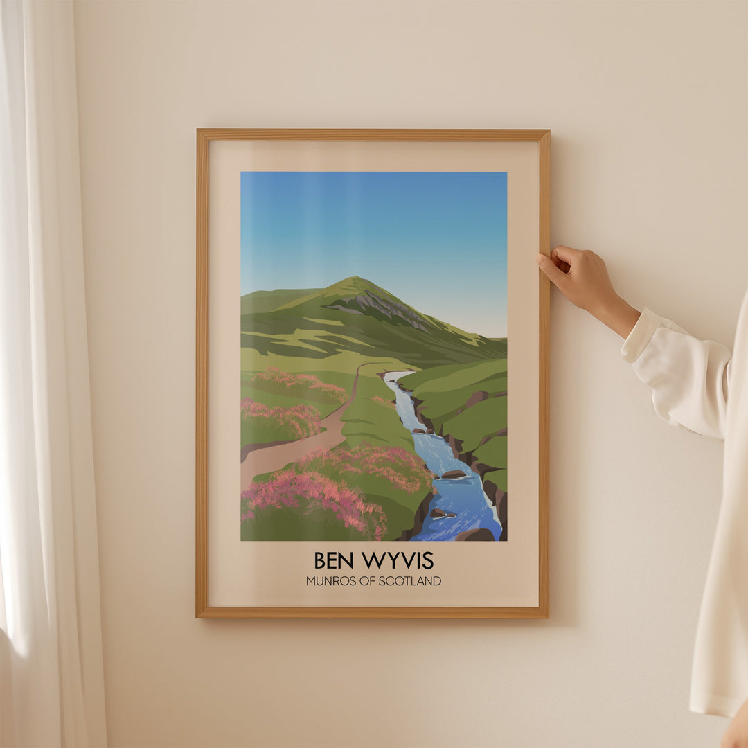 Ben Wyvis Munros of Scotland Poster