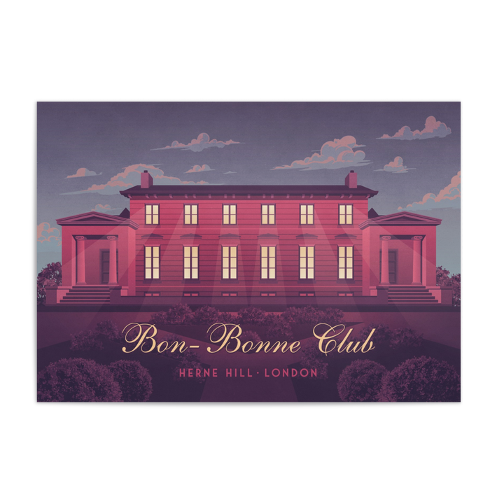 Bon Bonne Club Herne Hill London Travel Poster