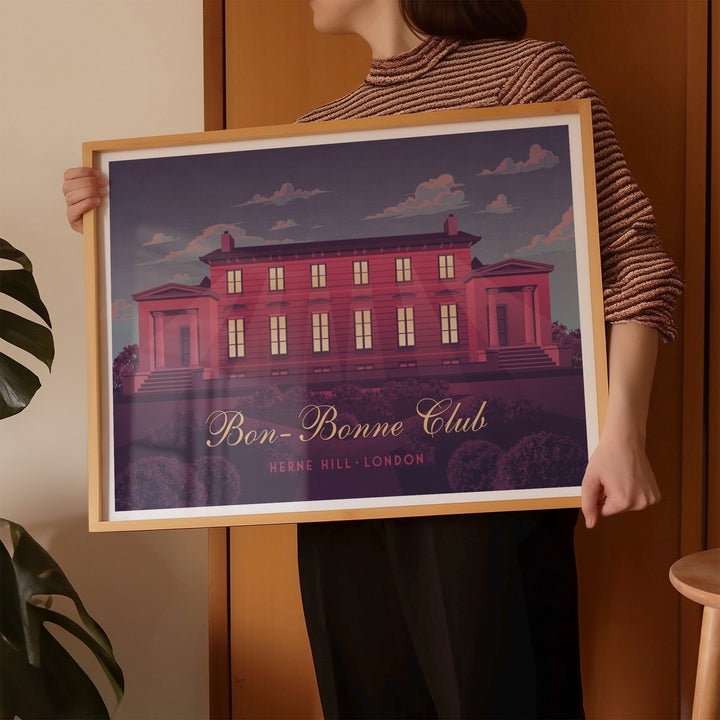 Bon Bonne Club Herne Hill London Travel Poster