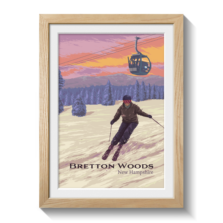 Bretton Woods Ski Resort Travel Poster