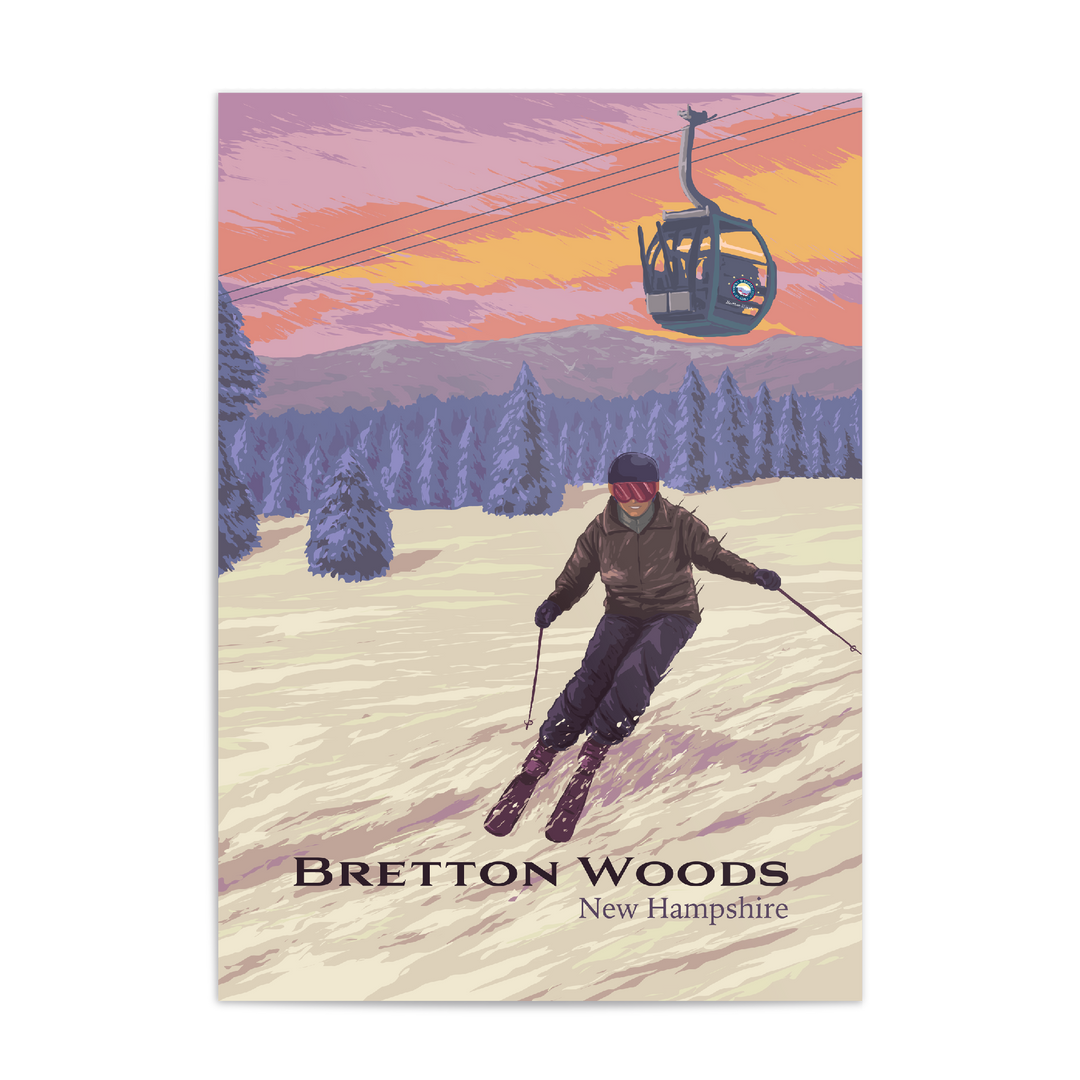 Bretton Woods Ski Resort Travel Poster