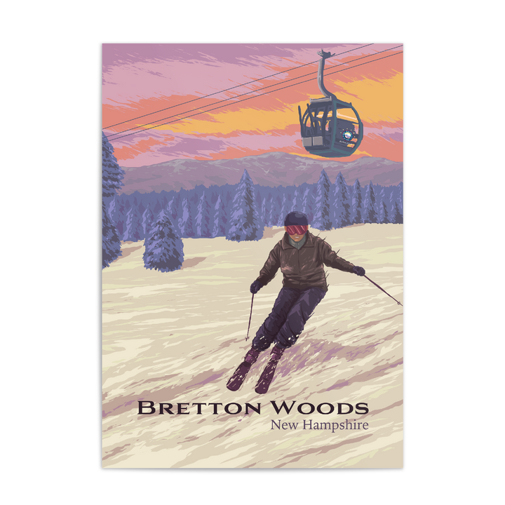 Bretton Woods Ski Resort Travel Poster