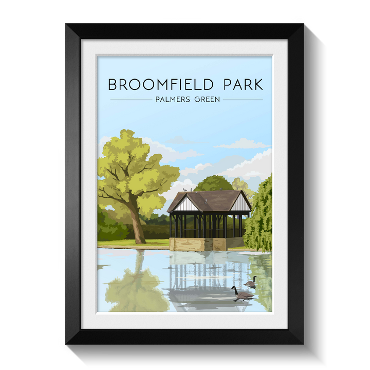 Broomfield Park Travel Poster