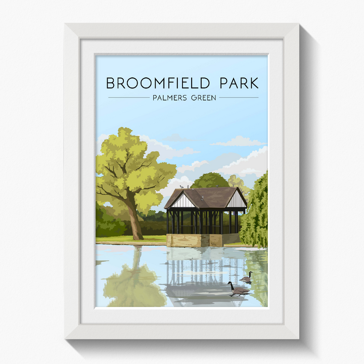 Broomfield Park Travel Poster
