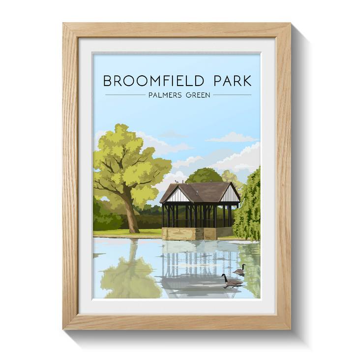 Broomfield Park Travel Poster
