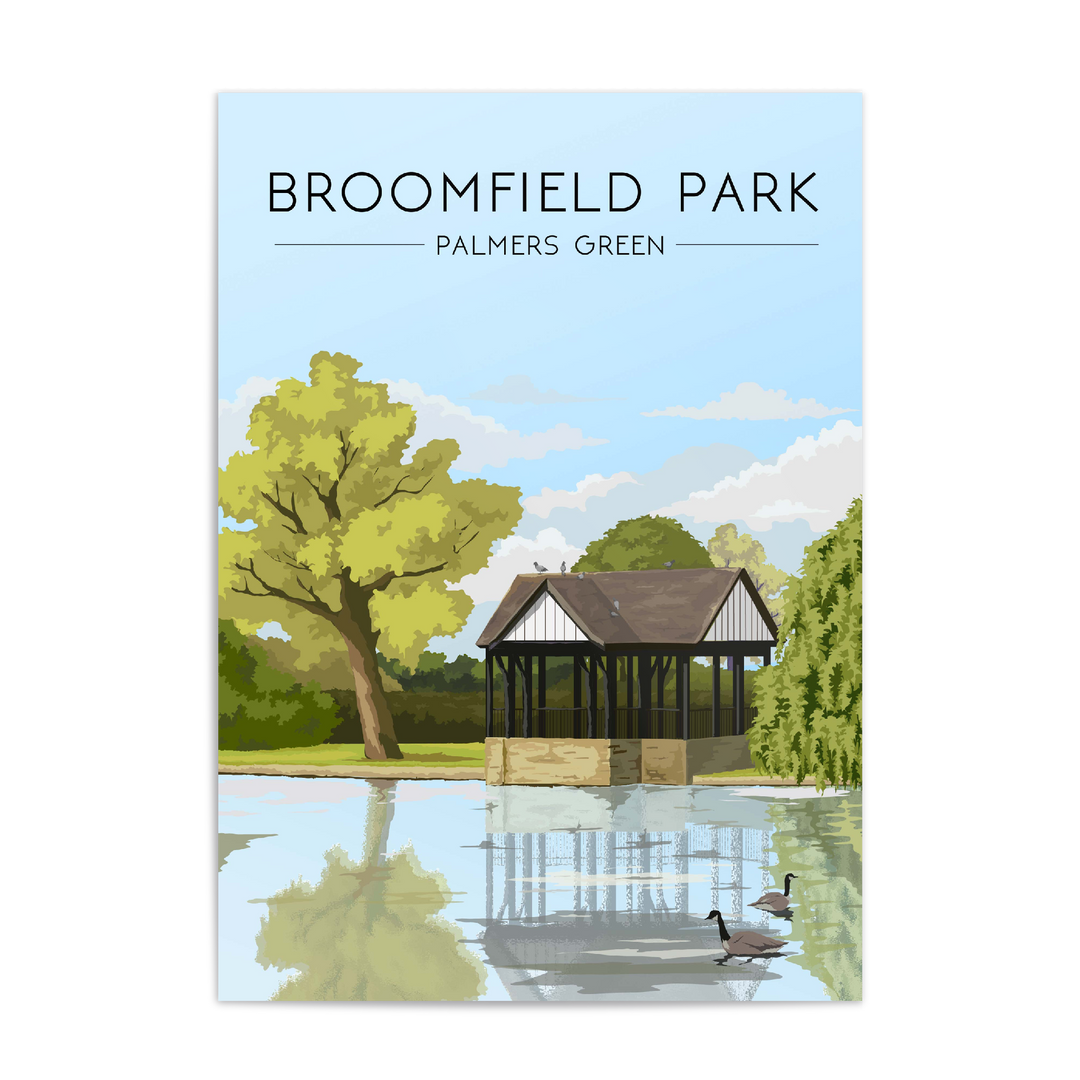 Broomfield Park Travel Poster