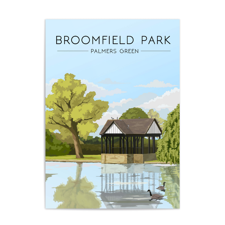 Broomfield Park Travel Poster