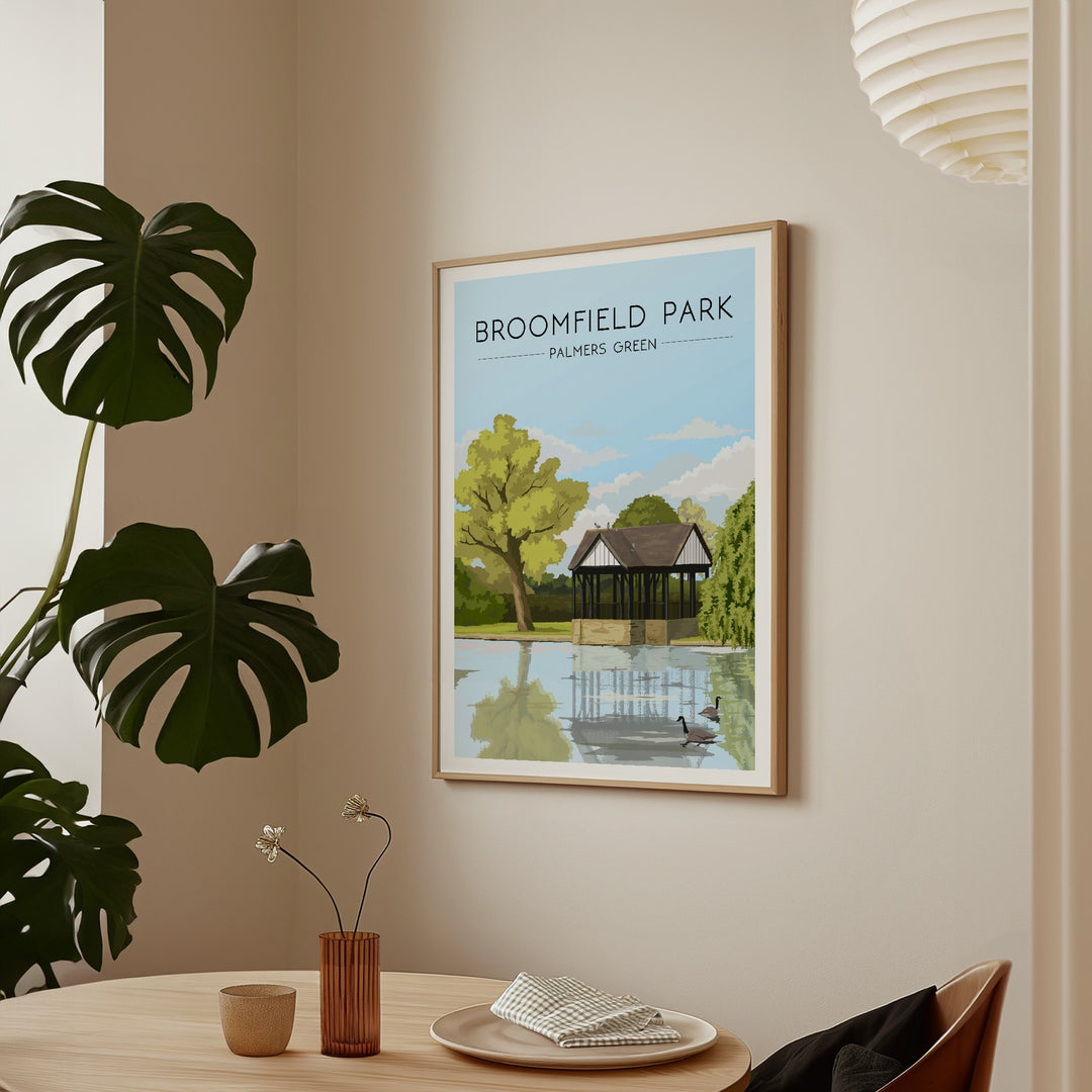 Broomfield Park Travel Poster