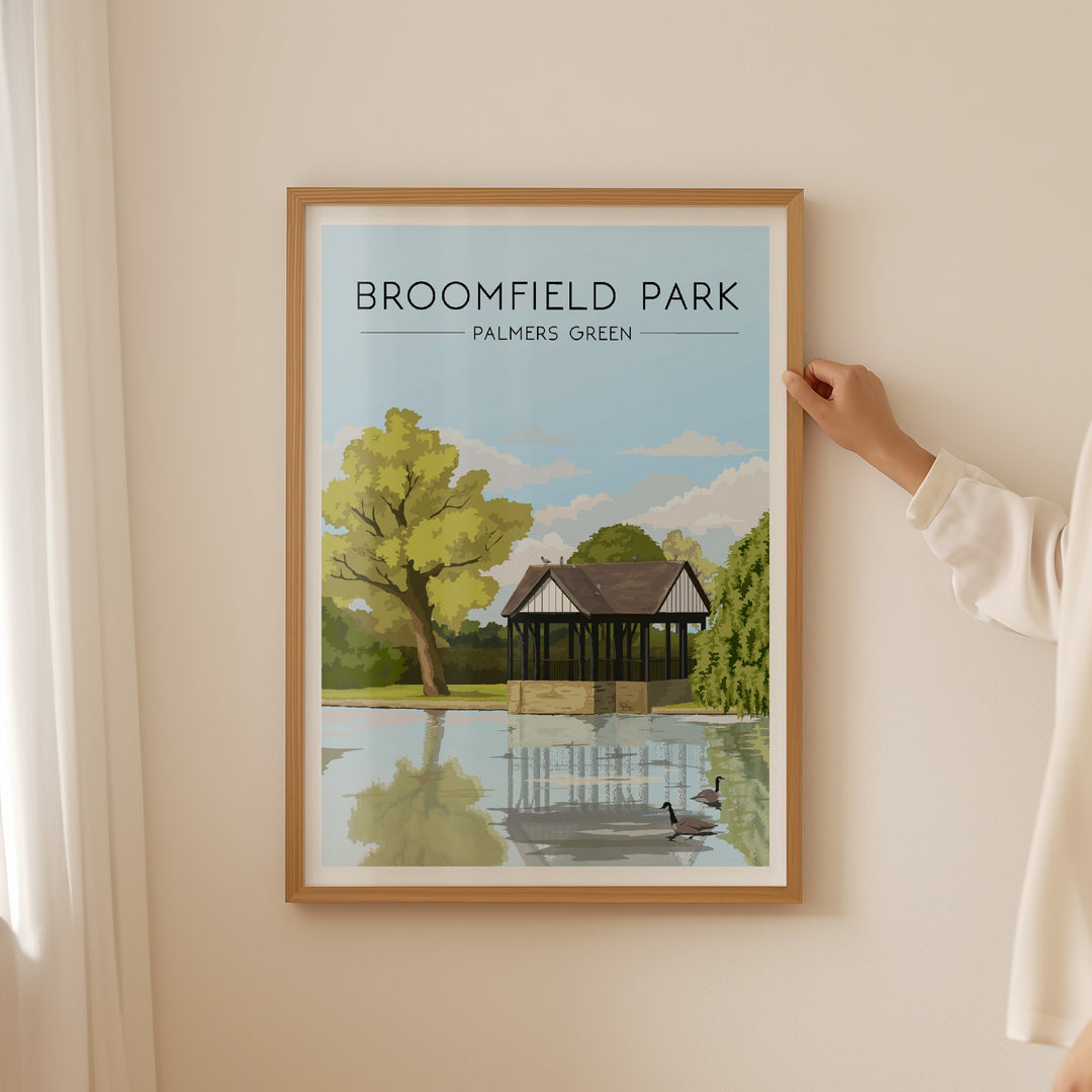 Broomfield Park Travel Poster