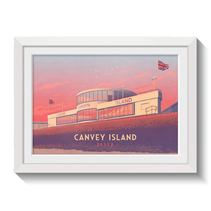 Canvey Island Essex Travel Poster