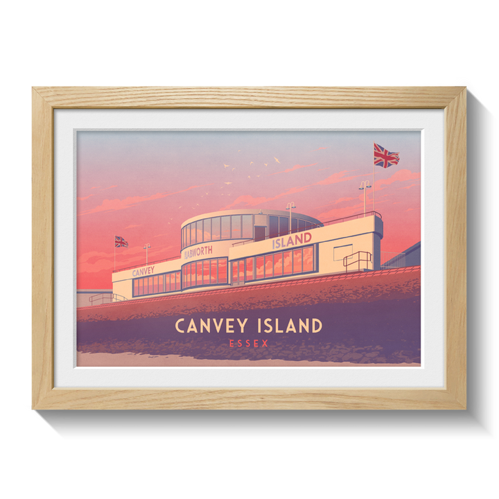 Canvey Island Essex Travel Poster