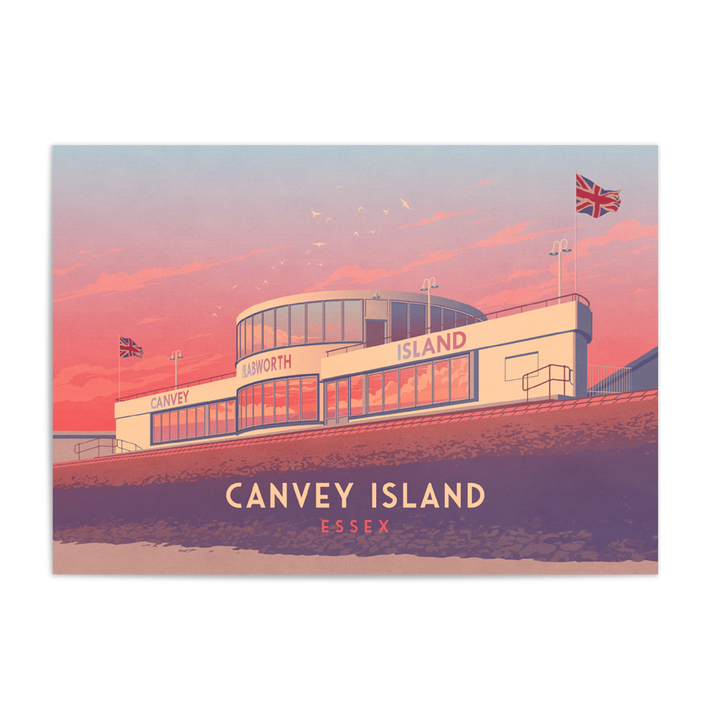 Canvey Island Essex Travel Poster